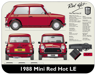 Mini Red Hot LE 1988 Place Mat, Medium